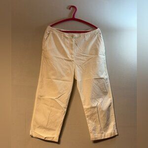 Lauren Ralph Lauren White Wide Leg Pants